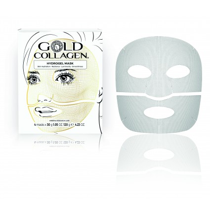 Niisutava ja regenereerimise toimega hüdrogeel mask Gold Collagen 4tk