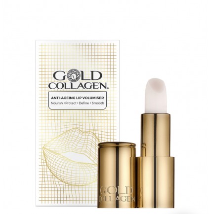 Huulte volüümi taastav huulepulk Gold Collagen Anti-Ageing LIP Volumiser